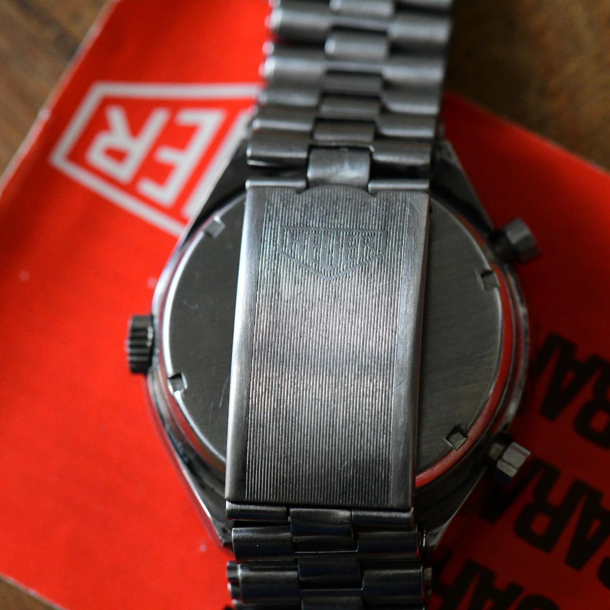 Heuer Carrera 110.571 NC Cal 12 Automatic Chronograph Vintage Watch Box & Papers