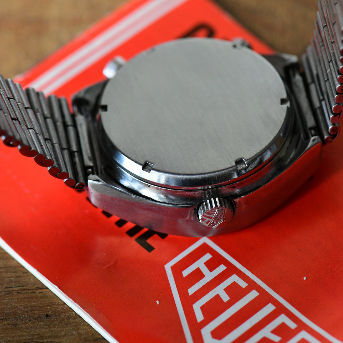 Heuer Carrera 110.571 NC Cal 12 Automatic Chronograph Vintage Watch Box & Papers