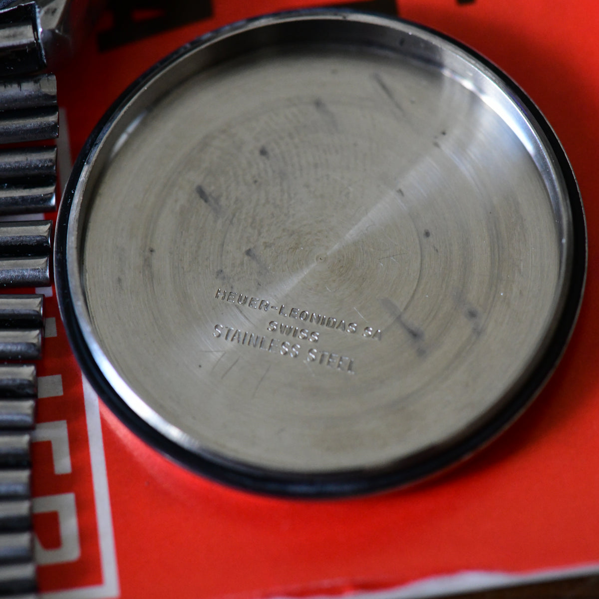 Heuer Carrera 110.571 NC Cal 12 Automatic Chronograph Vintage Watch Box & Papers