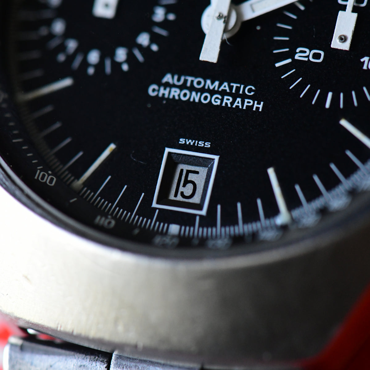 Heuer Carrera 110.571 NC Cal 12 Automatic Chronograph Vintage Watch Box & Papers