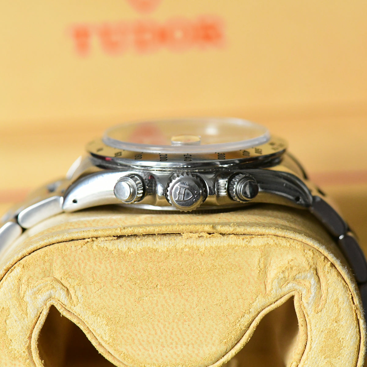 Tudor Prince Date Chronograph Ivory Dial Vintage Watch 79280 - Boxed