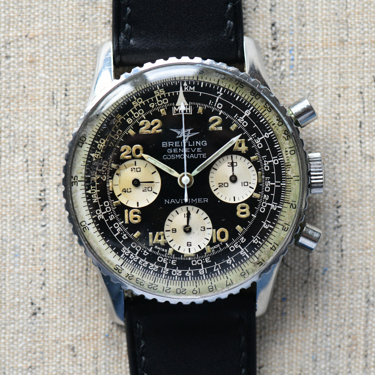 Breitling Navitimer Cosmonaute Ref. 809 Venus 178 1967 Vintage Chronograph Watch