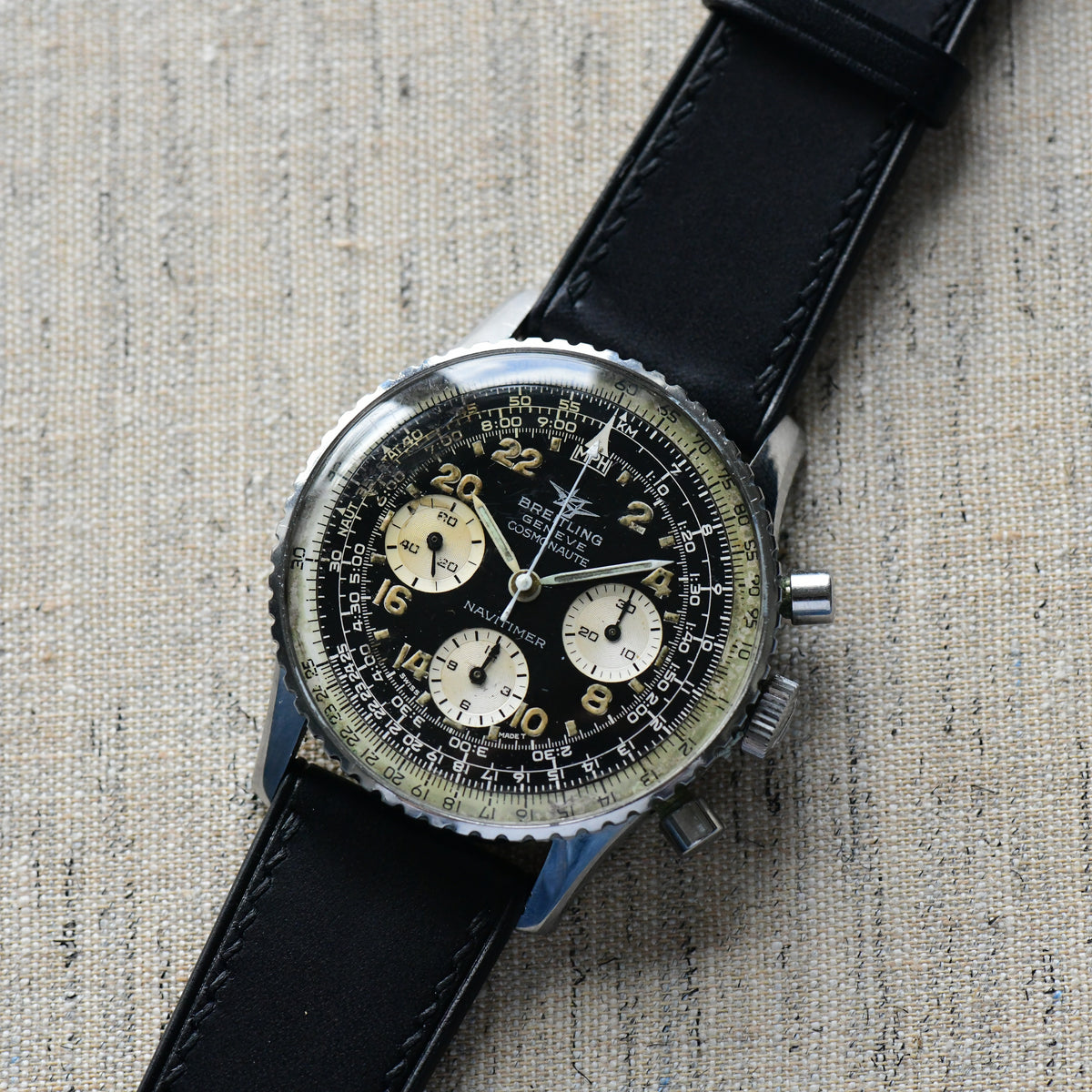 Breitling Navitimer Cosmonaute Ref. 809 Venus 178 1967 Vintage Chronograph Watch