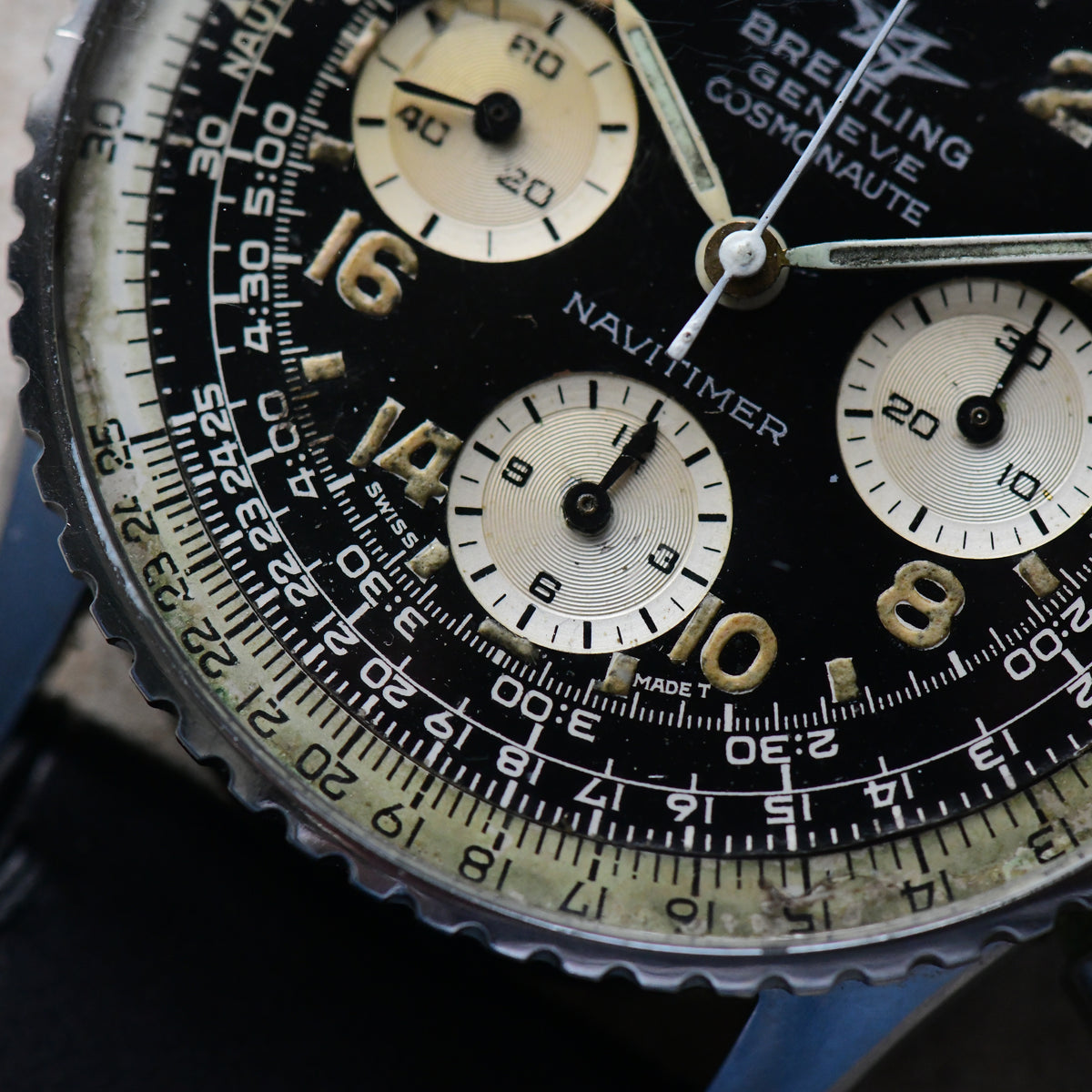 Breitling Navitimer Cosmonaute Ref. 809 Venus 178 1967 Vintage Chronograph Watch