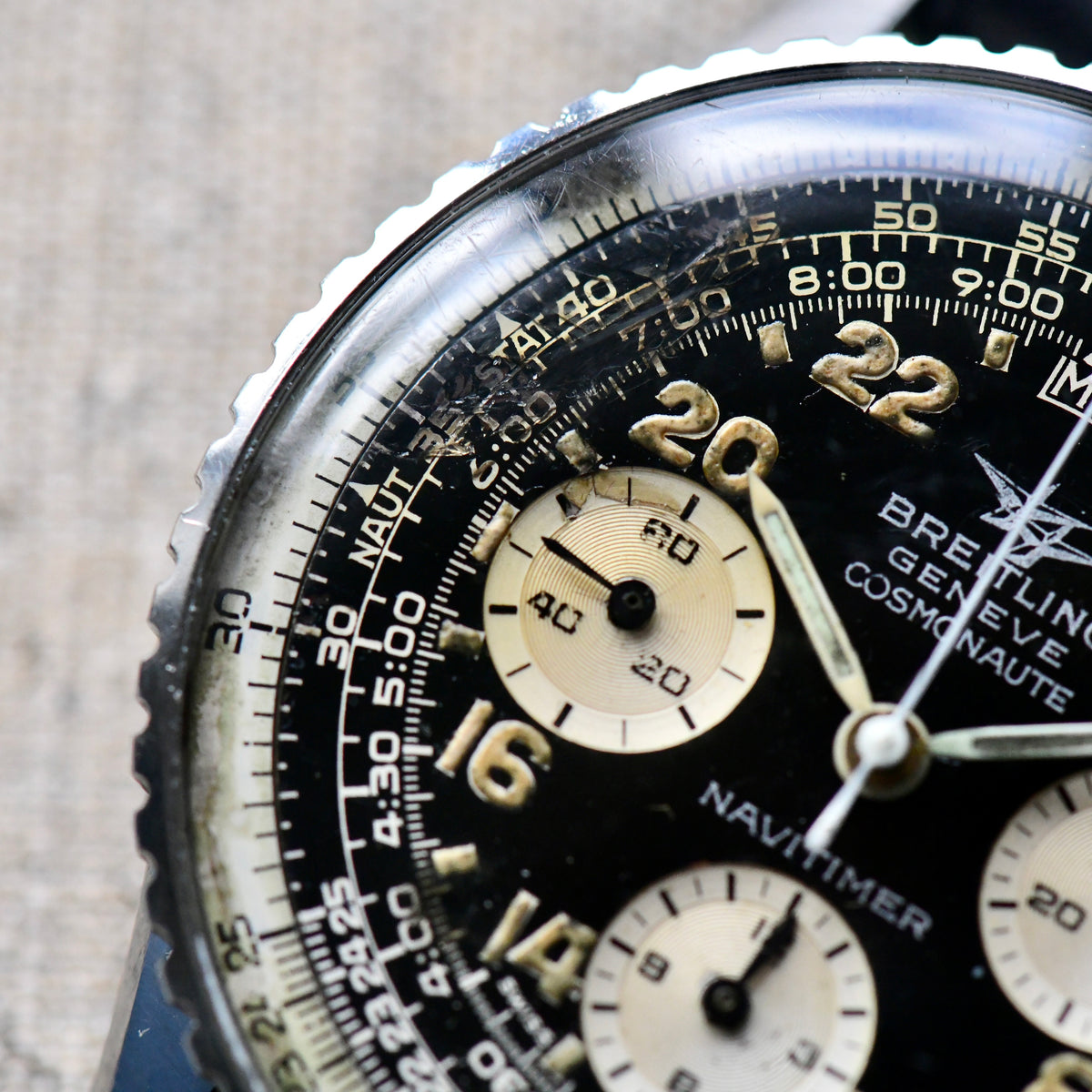 Breitling Navitimer Cosmonaute Ref. 809 Venus 178 1967 Vintage Chronograph Watch