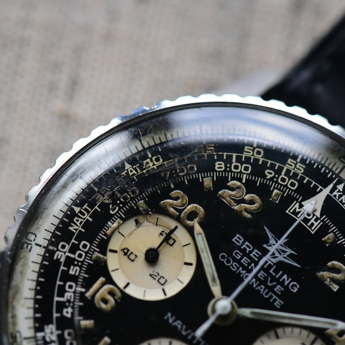 Breitling Navitimer Cosmonaute Ref. 809 Venus 178 1967 Vintage Chronograph Watch