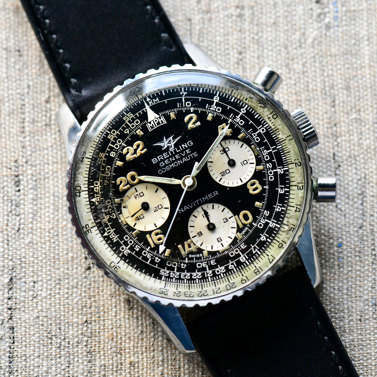 Breitling Navitimer Cosmonaute Ref. 809 Venus 178 1967 Vintage Chronograph Watch