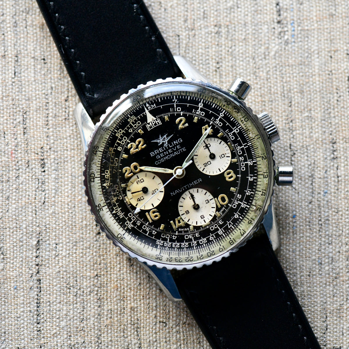Breitling Navitimer Cosmonaute Ref. 809 Venus 178 1967 Vintage Chronograph Watch