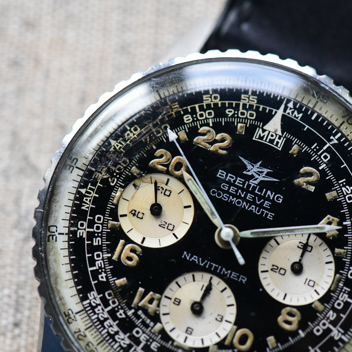Breitling Navitimer Cosmonaute Ref. 809 Venus 178 1967 Vintage Chronograph Watch