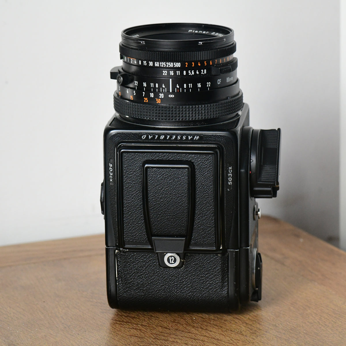 Hasselblad 503CX Black Complete Camera Kit 80mm F2.8 CF Lens, WLF, RWC & 120 RFH