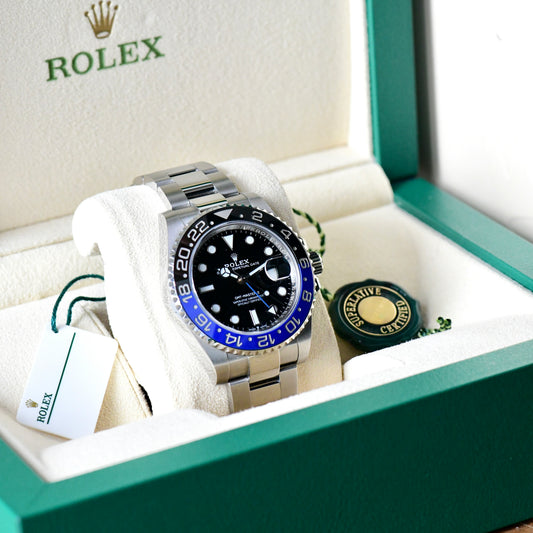Rolex GMT-Master II 126710BLNR "Batman" Blue Black 2022 Full Set Box and Papers
