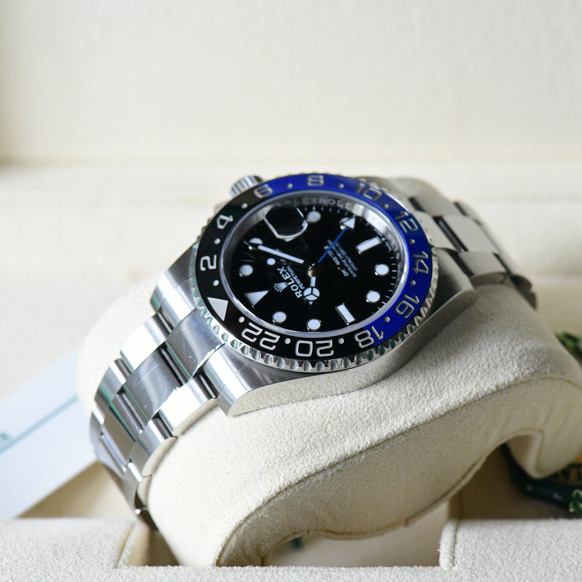 Rolex GMT-Master II 126710BLNR "Batman" Blue Black 2022 Full Set Box and Papers