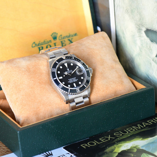Rolex Submariner Date 16800 Vintage Matte Dial 1983 Stunning Watch - Boxed Set