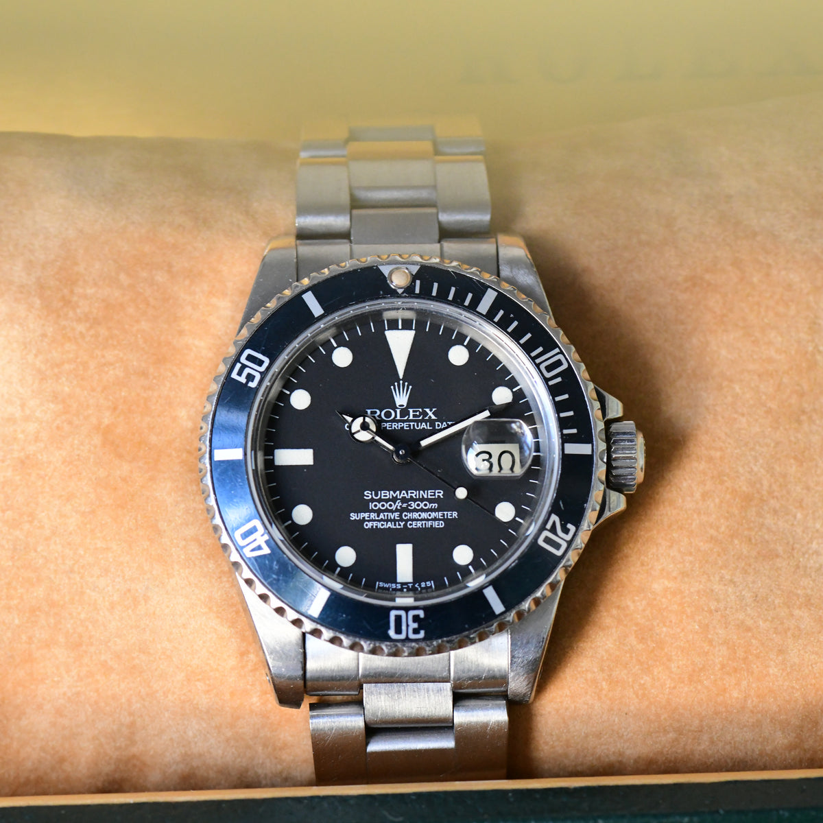 Rolex Submariner Date 16800 Vintage Matte Dial 1983 Stunning Watch - Boxed Set