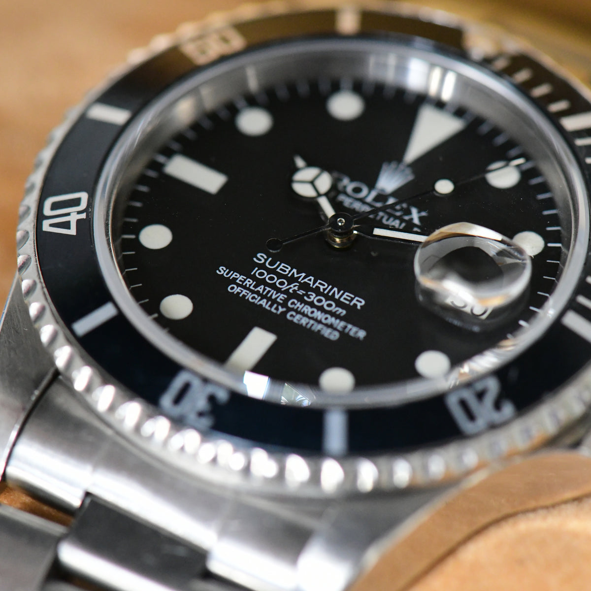 Rolex Submariner Date 16800 Vintage Matte Dial 1983 Stunning Watch - Boxed Set