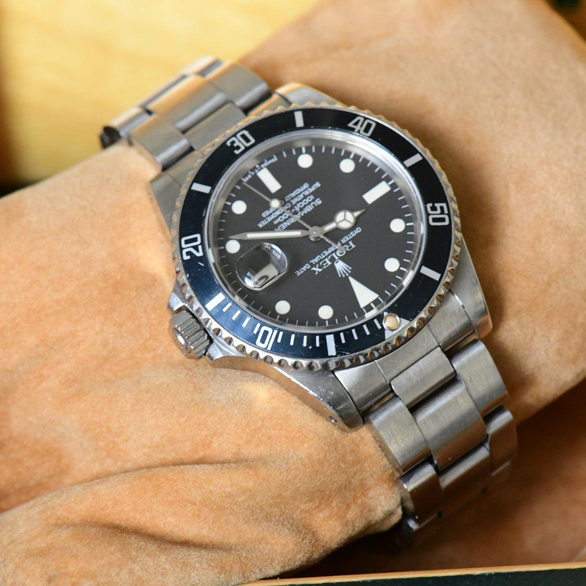 Rolex Submariner Date 16800 Vintage Matte Dial 1983 Stunning Watch - Boxed Set