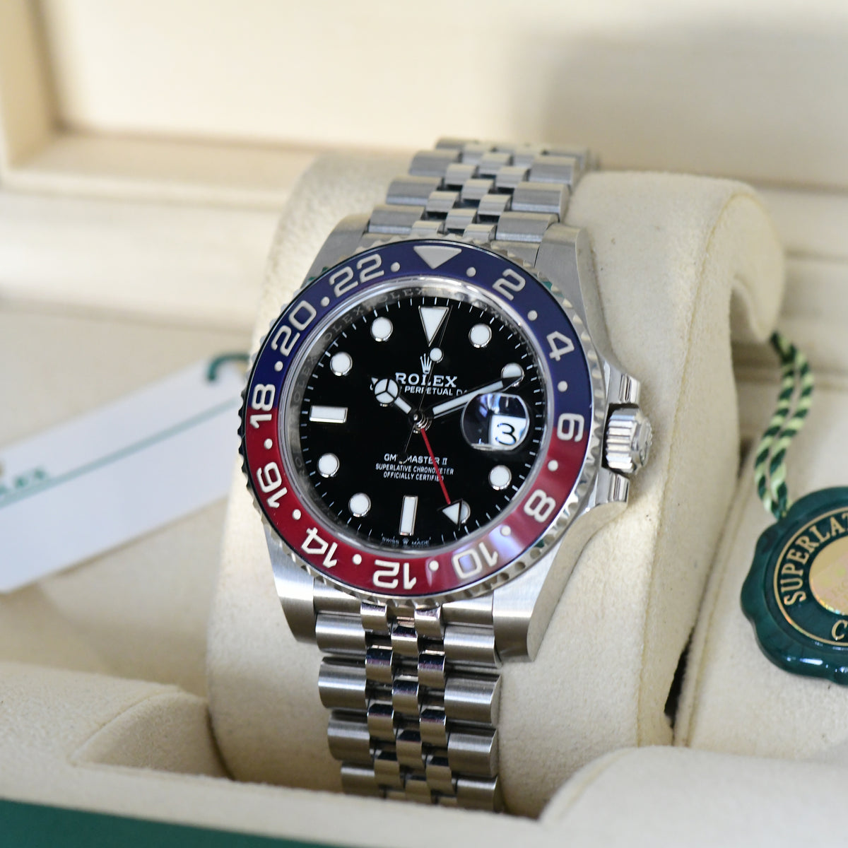 Rolex GMT-Master II 126710BLRO "Pepsi" Jubilee - 2019 Full Set - Box & Papers