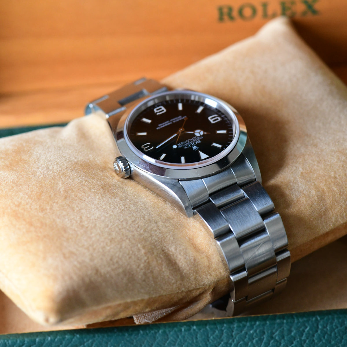 Rolex Explorer 14270 36mm Neo Vintage 1995 W Serial Lovely Set - Boxed & Papers