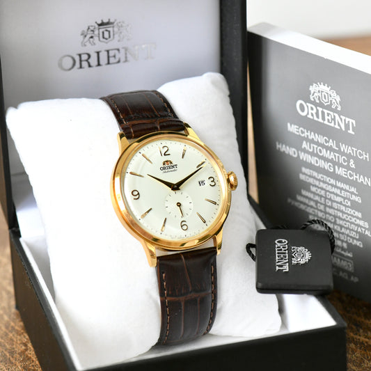Orient Bambino Small Seconds 40.5mm Automatic Men's Watch RA-AP0004S10B Boxed