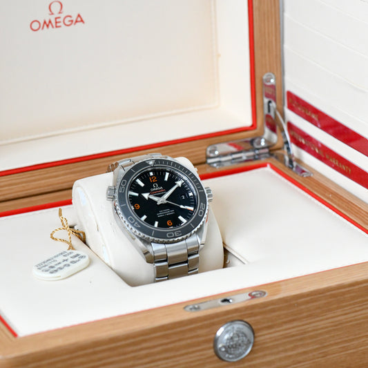 Omega Seamaster Planet Ocean 600m 45.5mm Co-Axial 8500 2017 Watch Boxed & Papers