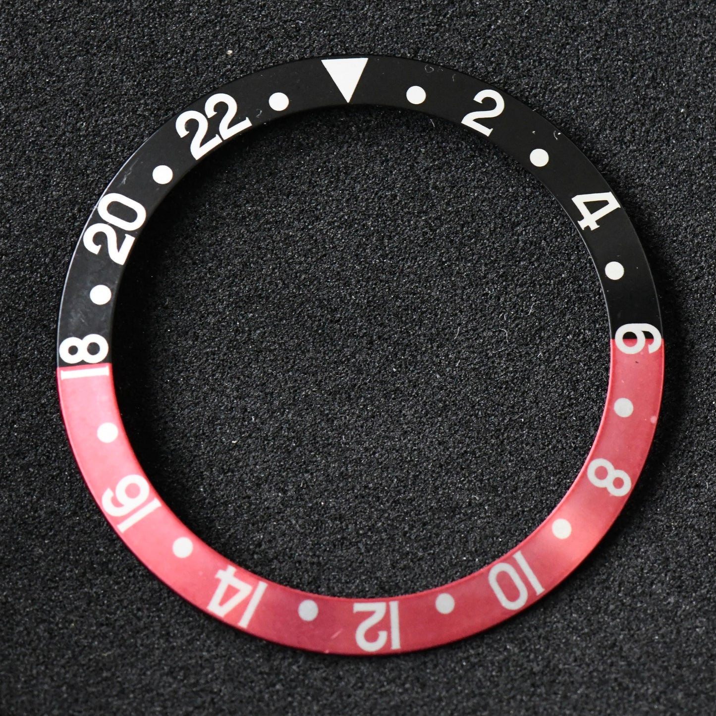 Rolex GMT Master II 16710 / 16700 Coke Bezel Insert Red & Black Serif