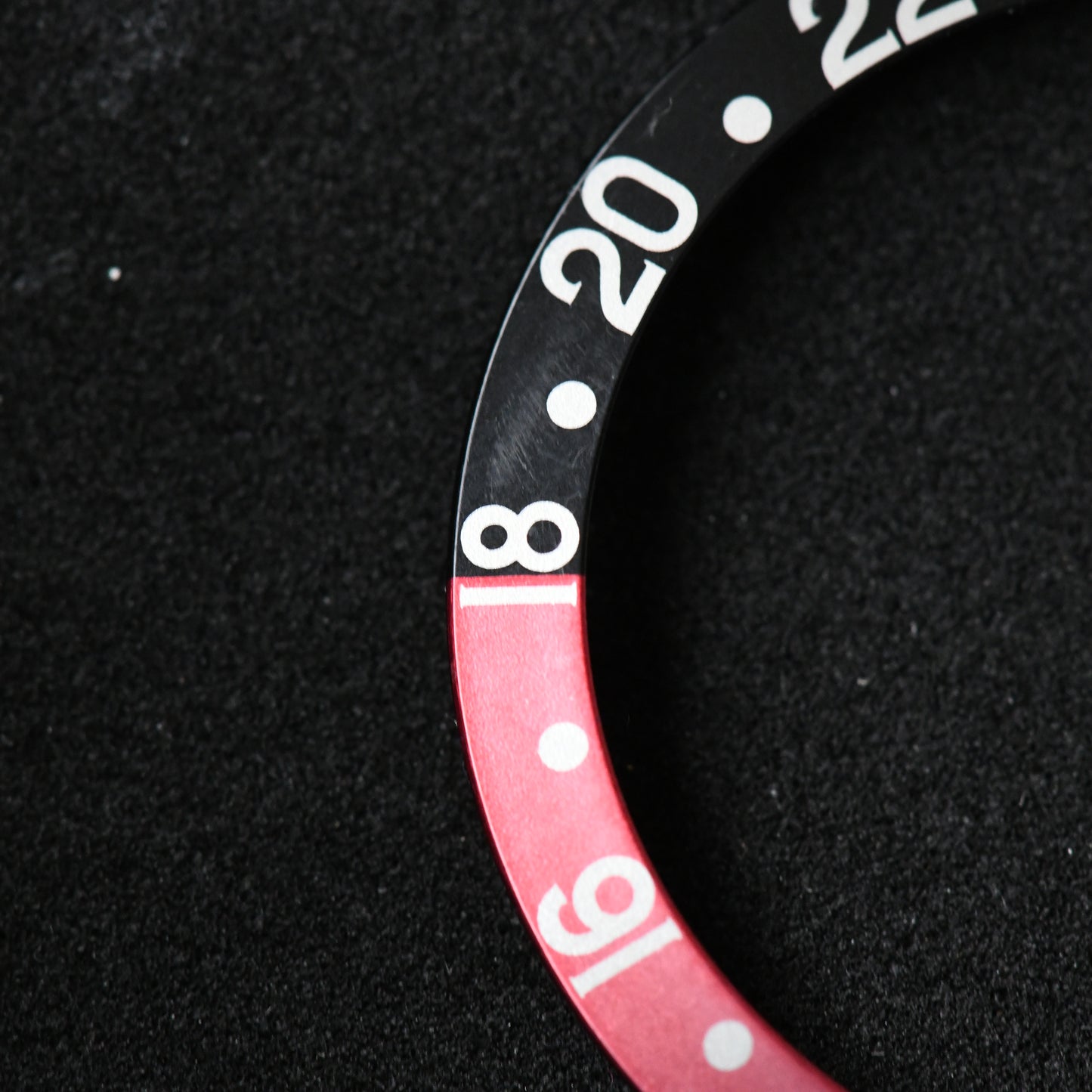 Rolex GMT Master II 16710 / 16700 Coke Bezel Insert Red & Black Serif