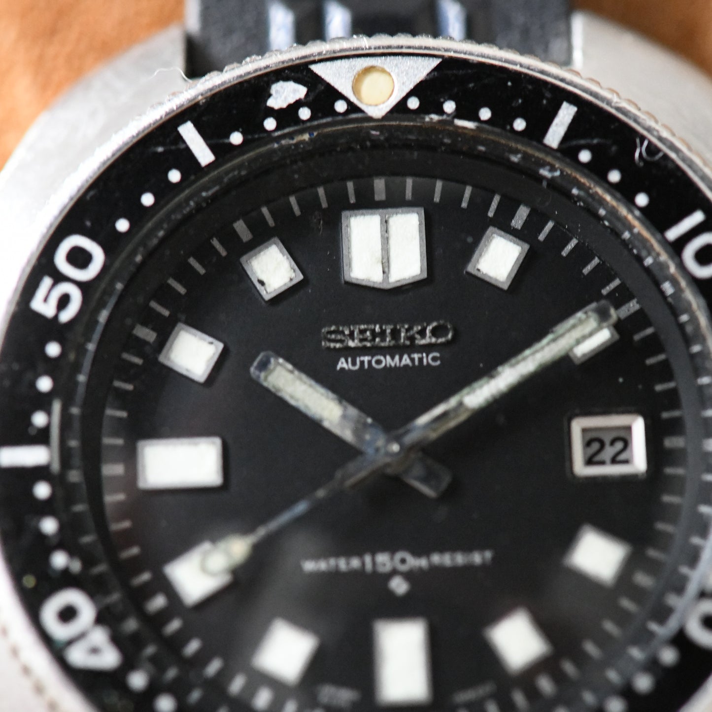 Seiko 6105-8110 Captain Willard / Uemura 150m Water Resist Vintage Diver's Watch