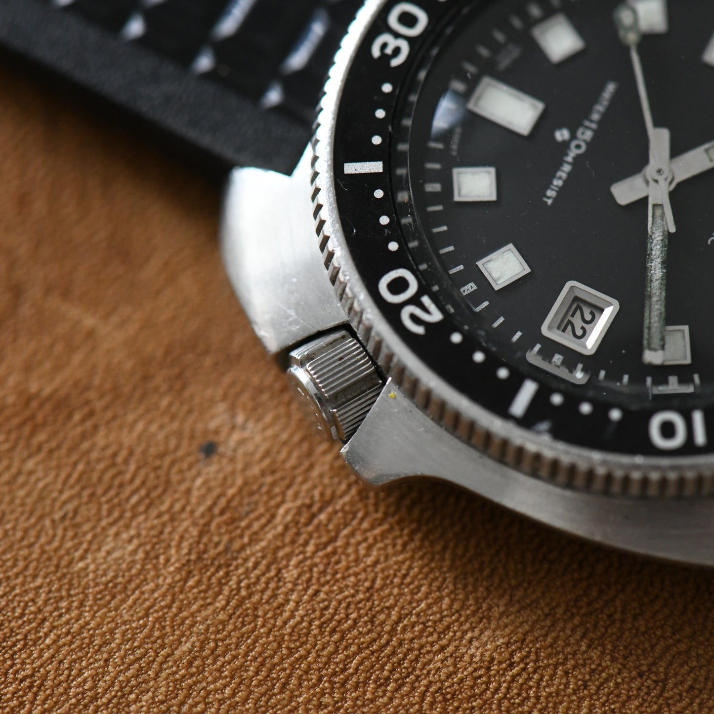 Seiko 6105-8110 Captain Willard / Uemura 150m Water Resist Vintage Diver's Watch