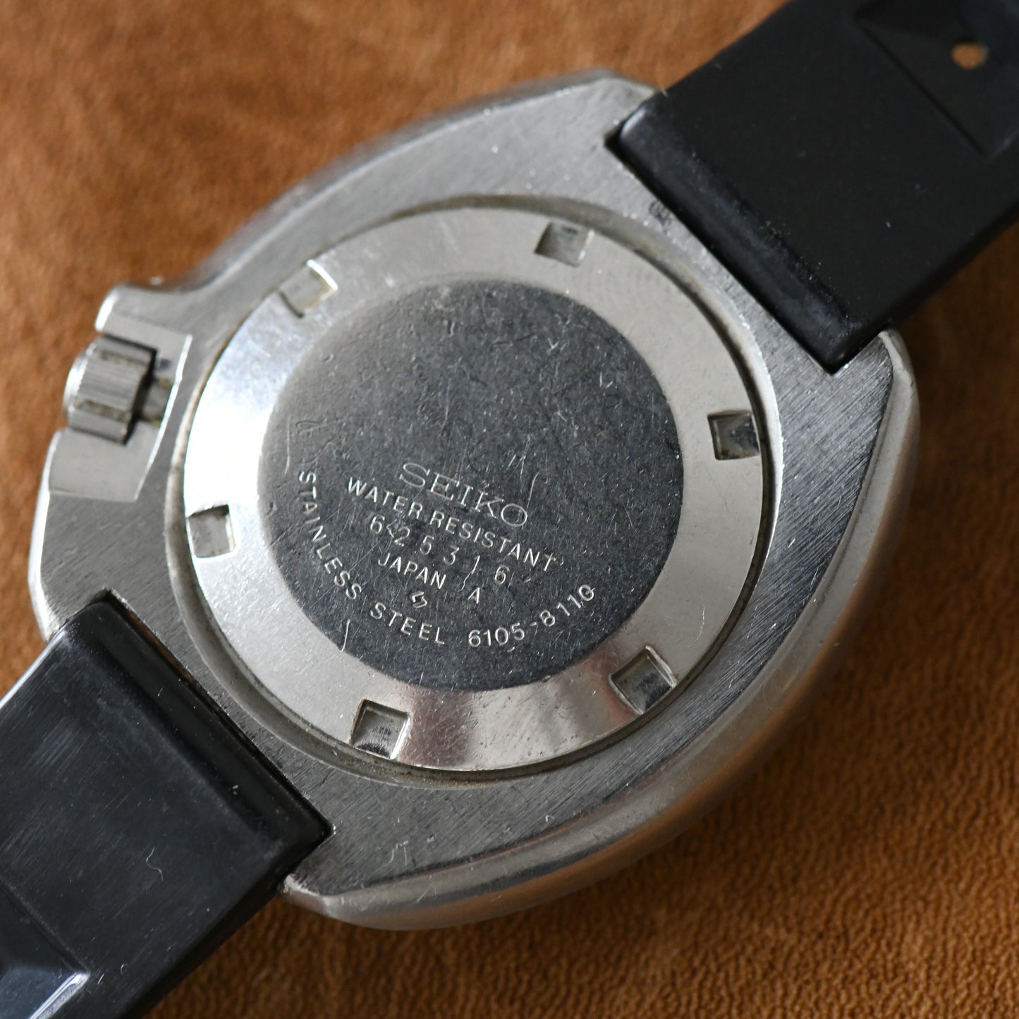 Seiko 6105-8110 Captain Willard / Uemura 150m Water Resist Vintage Diver's Watch