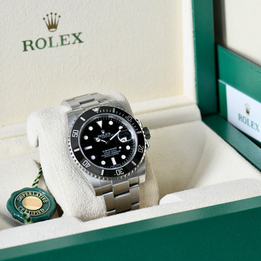 Rolex Submariner Date 116610LN Ceramic 2017 Full Set Boxed and Papers