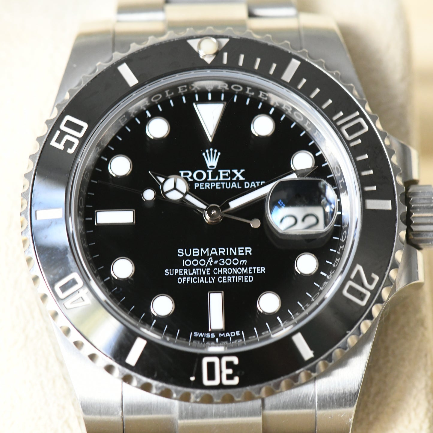 Rolex Submariner Date 116610LN Ceramic 2017 Full Set Boxed and Papers