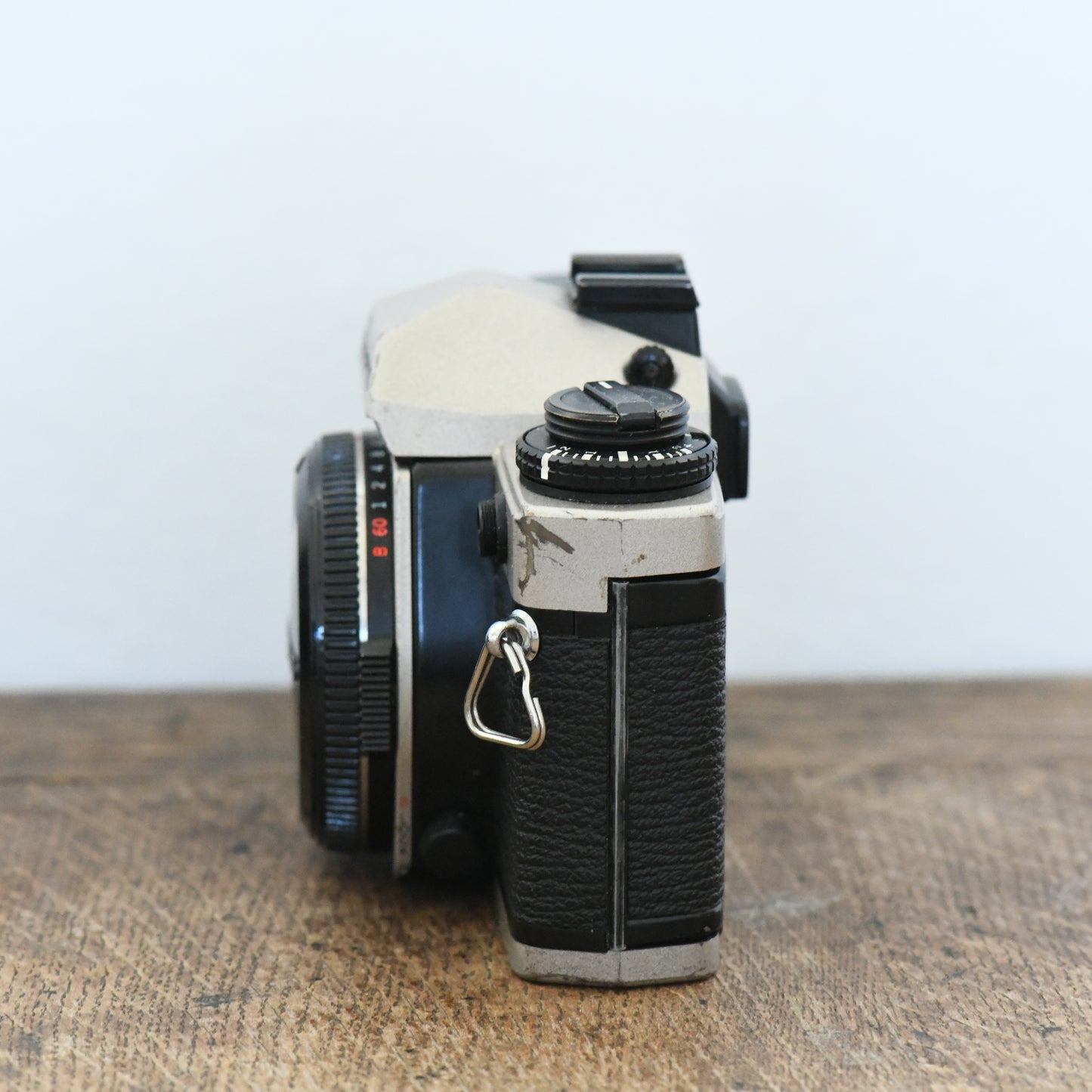 Olympus OM-4 Ti Champagne Titanium 35mm Film Camera Body - New Light Seals