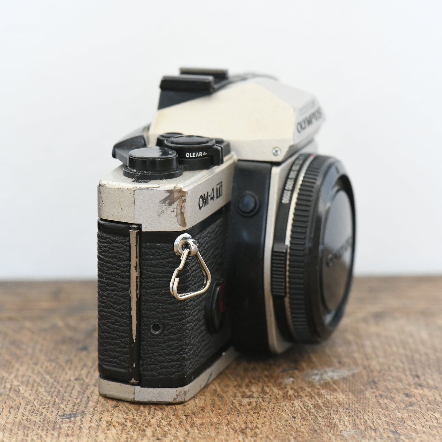 Olympus OM-4 Ti Champagne Titanium 35mm Film Camera Body - New Light Seals