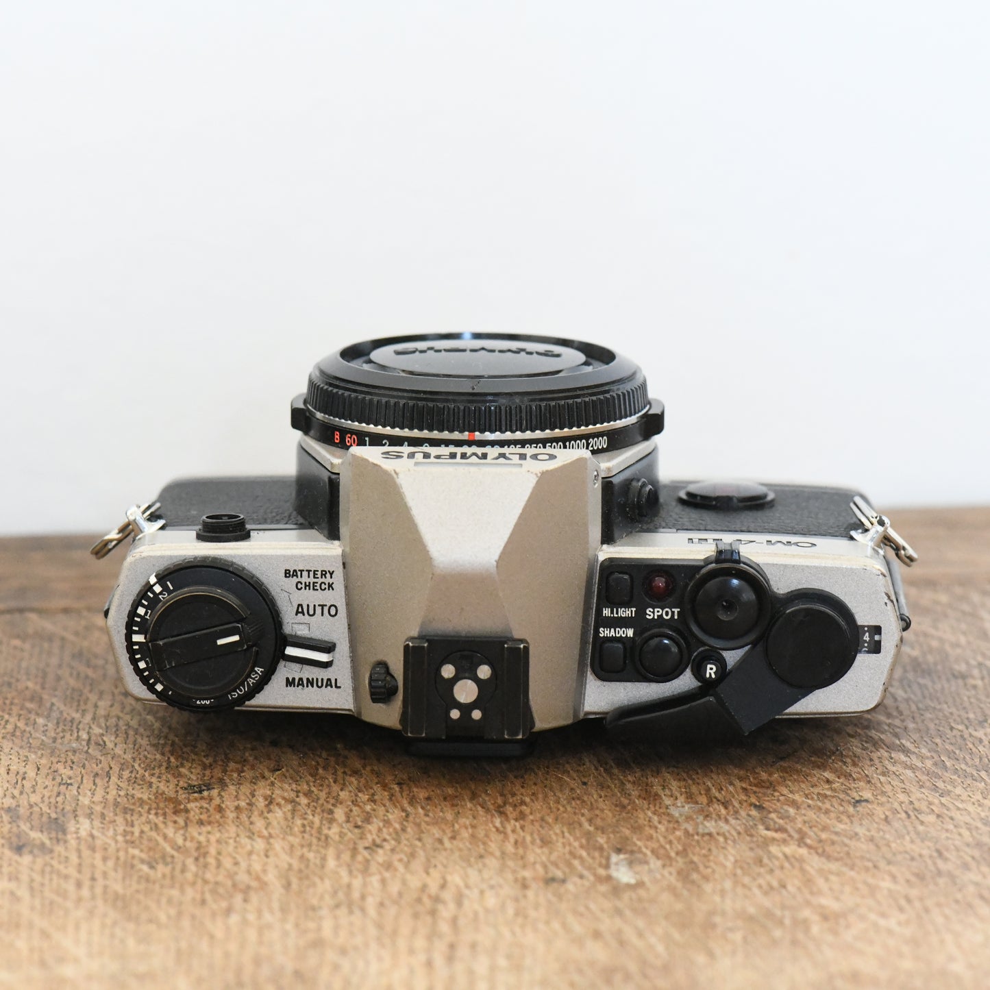 Olympus OM-4 Ti Champagne Titanium 35mm Film Camera Body - New Light Seals