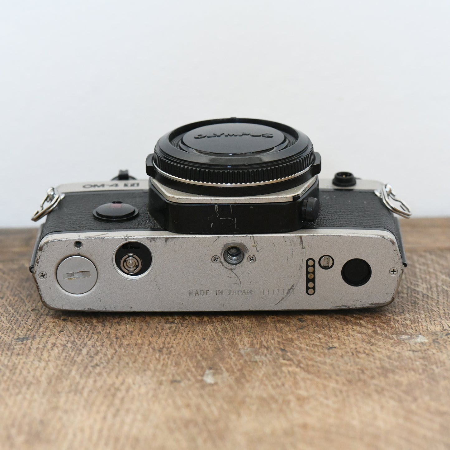 Olympus OM-4 Ti Champagne Titanium 35mm Film Camera Body - New Light Seals