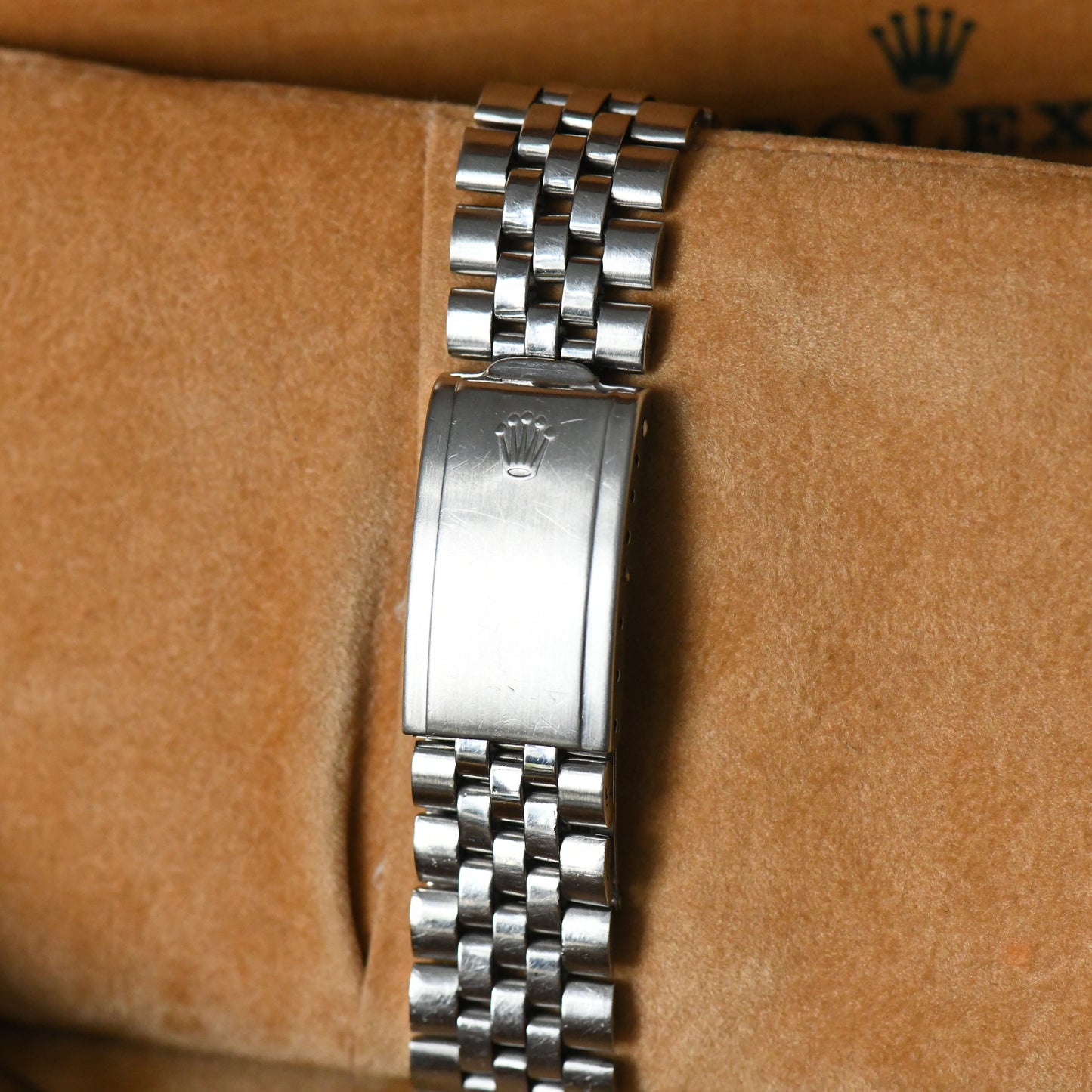 Rolex Datejust Steel & White Gold 36mm Silver Pie-Pan Dial Vintage Ref 1601 Boxed