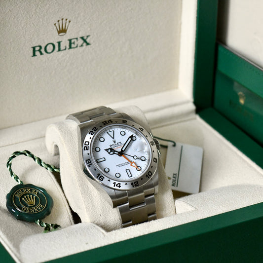 Rolex Explorer II White Polar 226570 Men's Watch Full Set 2022 Boxed & Papers