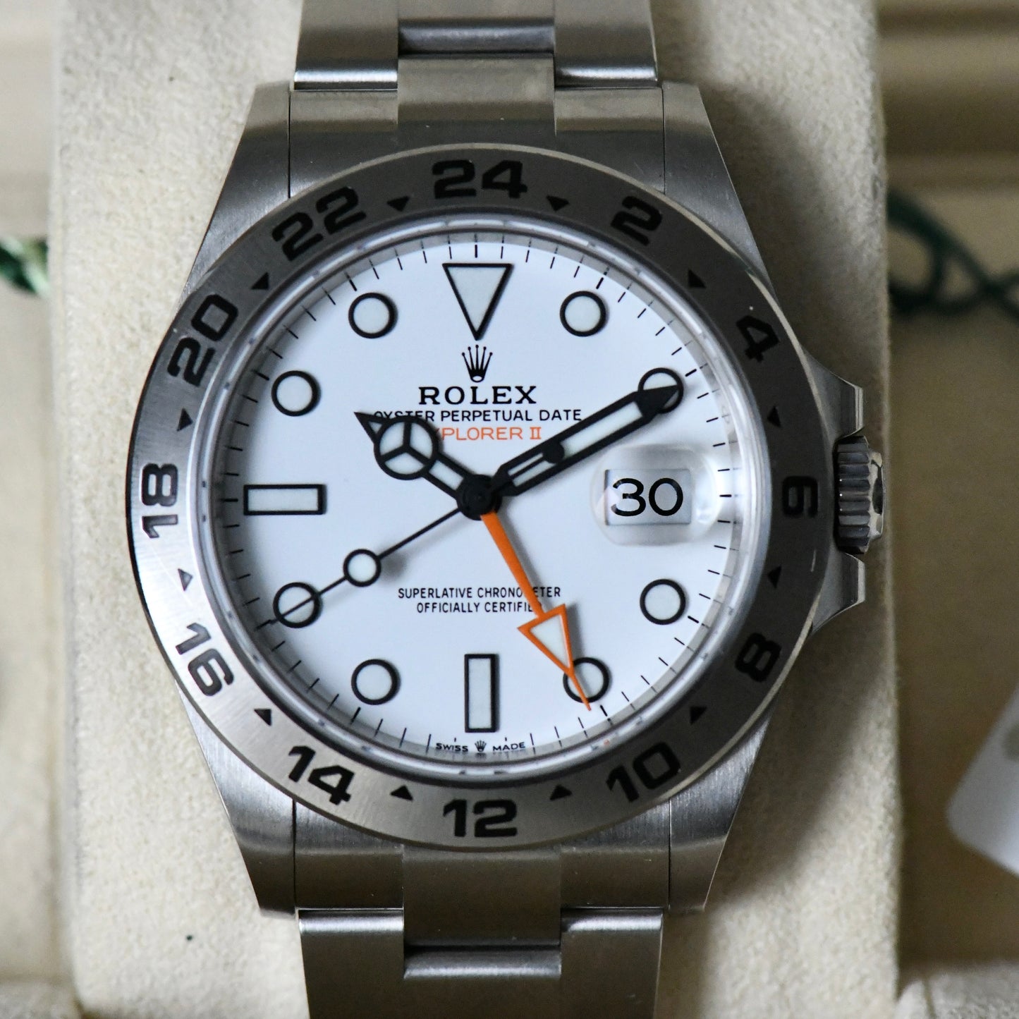 Rolex Explorer II White Polar 226570 Men's Watch Full Set 2022 Boxed & Papers