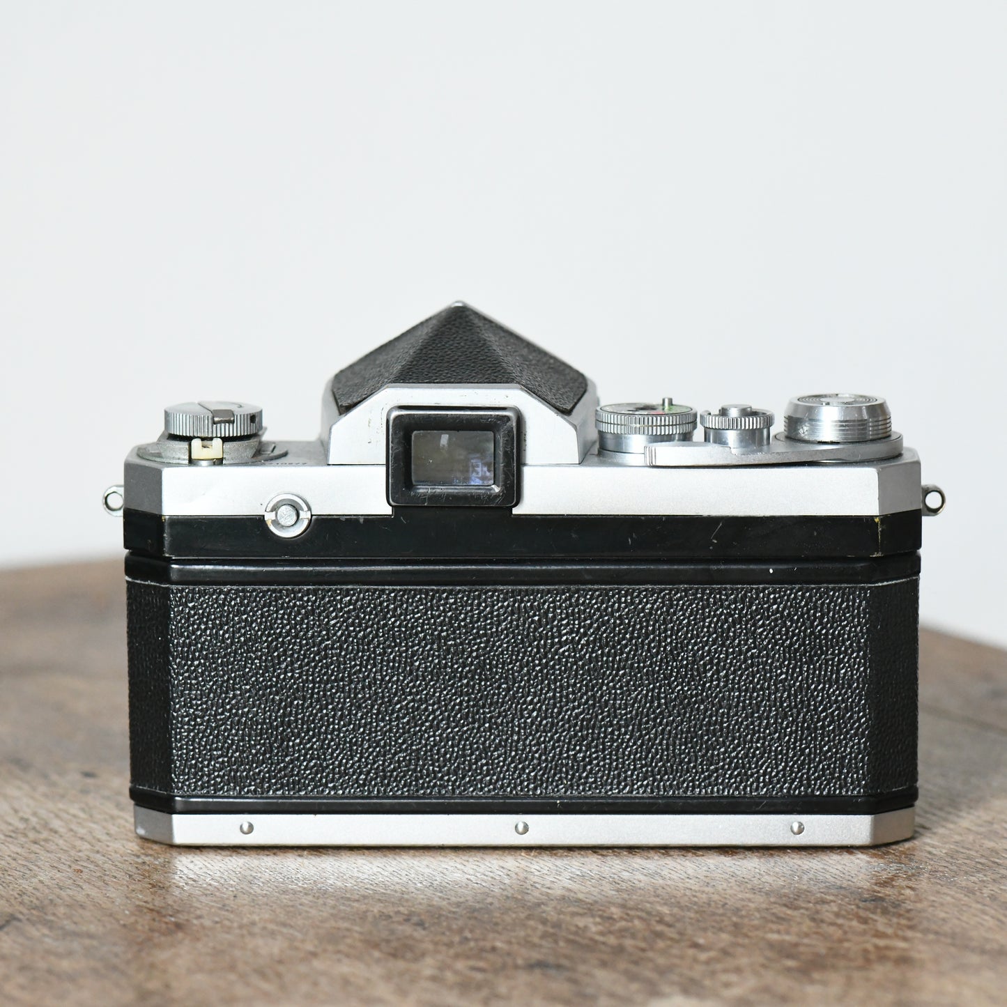 Nikon F Plain Prism 35mm Film Camera Early Nippon Kogaku + 50mm F2 Nikkor Lens