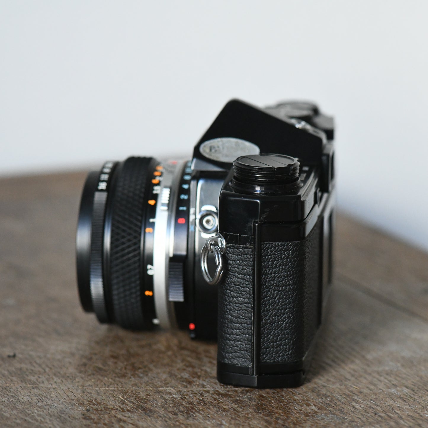 Olympus OM-2 Black 35mm Film SLR Camera + 50mm f/1.8 Lens Kit - New Light Seals