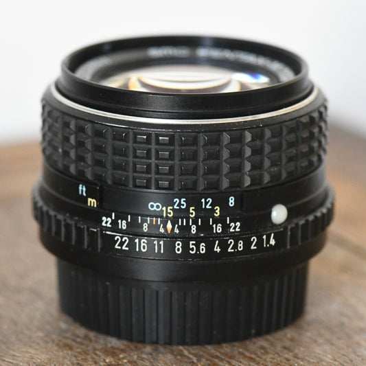 Pentax K 50mm F1.4 SMC MF Lens fits LX MX K1000 ME etc