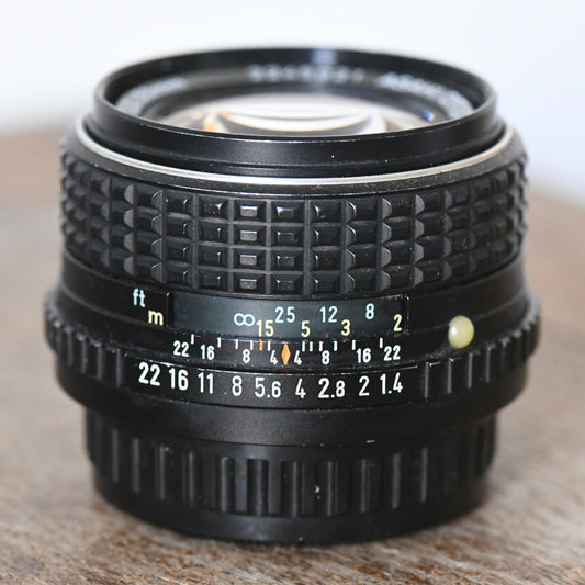 Pentax K 50mm F1.4 SMC MF Lens fits LX MX K1000 ME etc