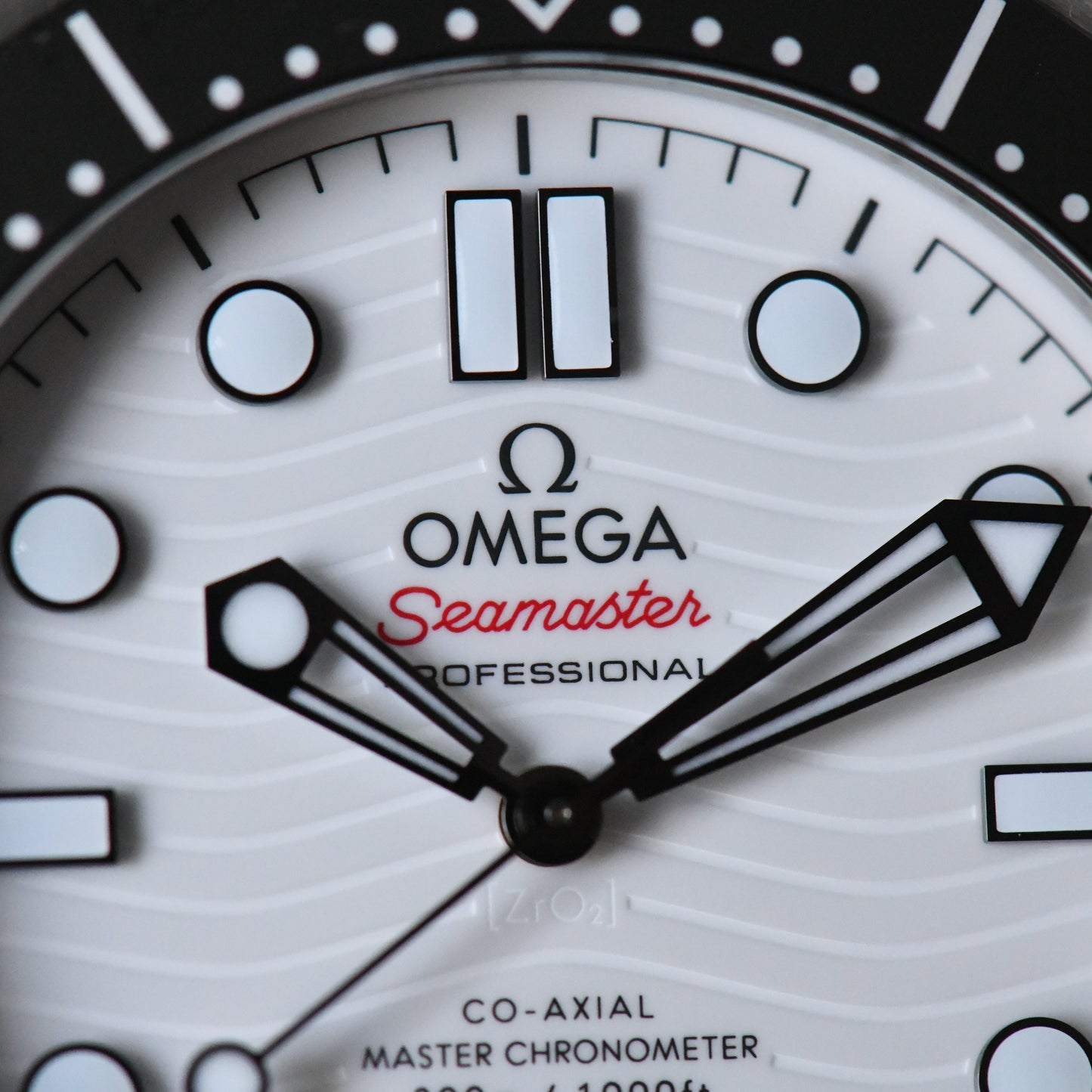Omega Seamaster 300m Diver Master Chronometer 2023 White Dial Watch Box & Papers