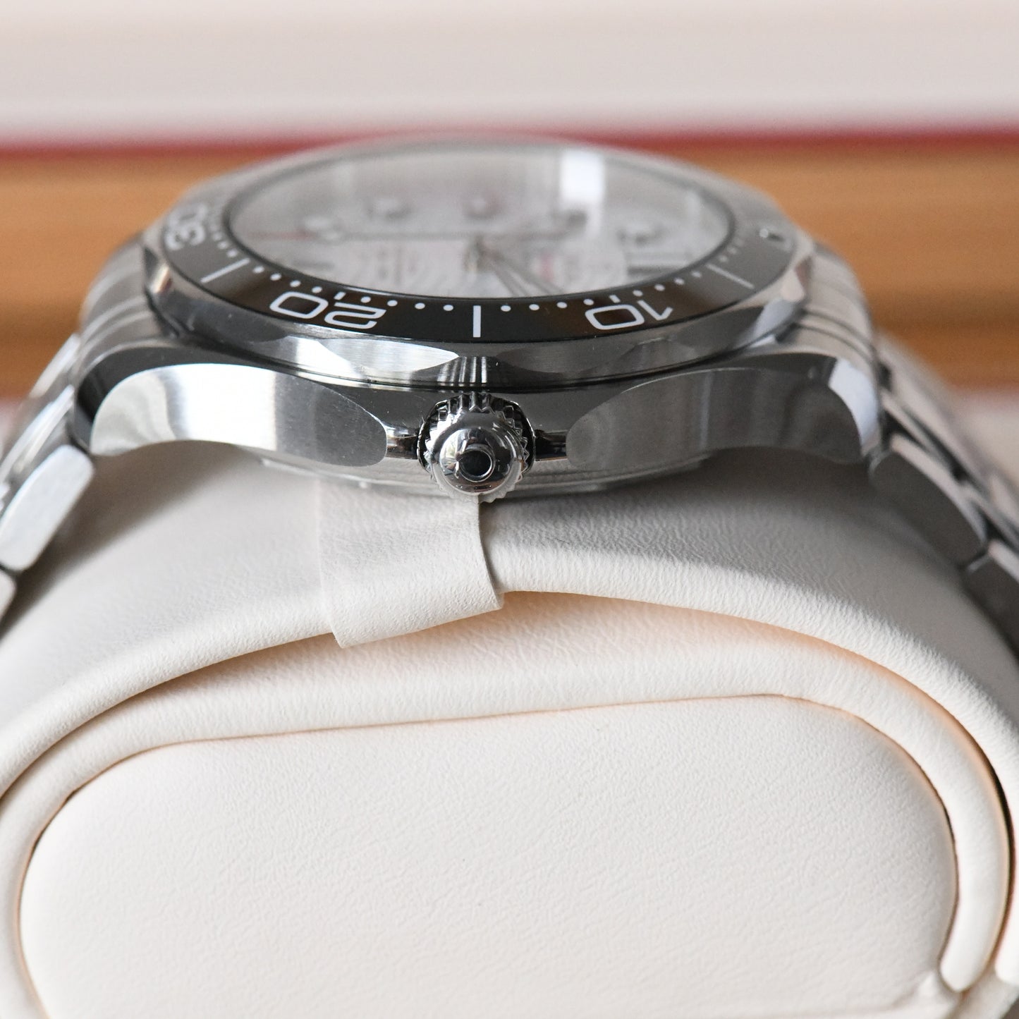 Omega Seamaster 300m Diver Master Chronometer 2023 White Dial Watch Box & Papers