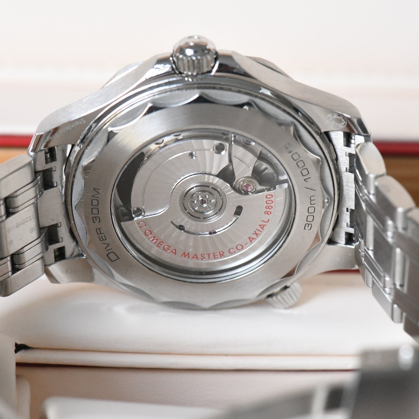 Omega Seamaster 300m Diver Master Chronometer 2023 White Dial Watch Box & Papers