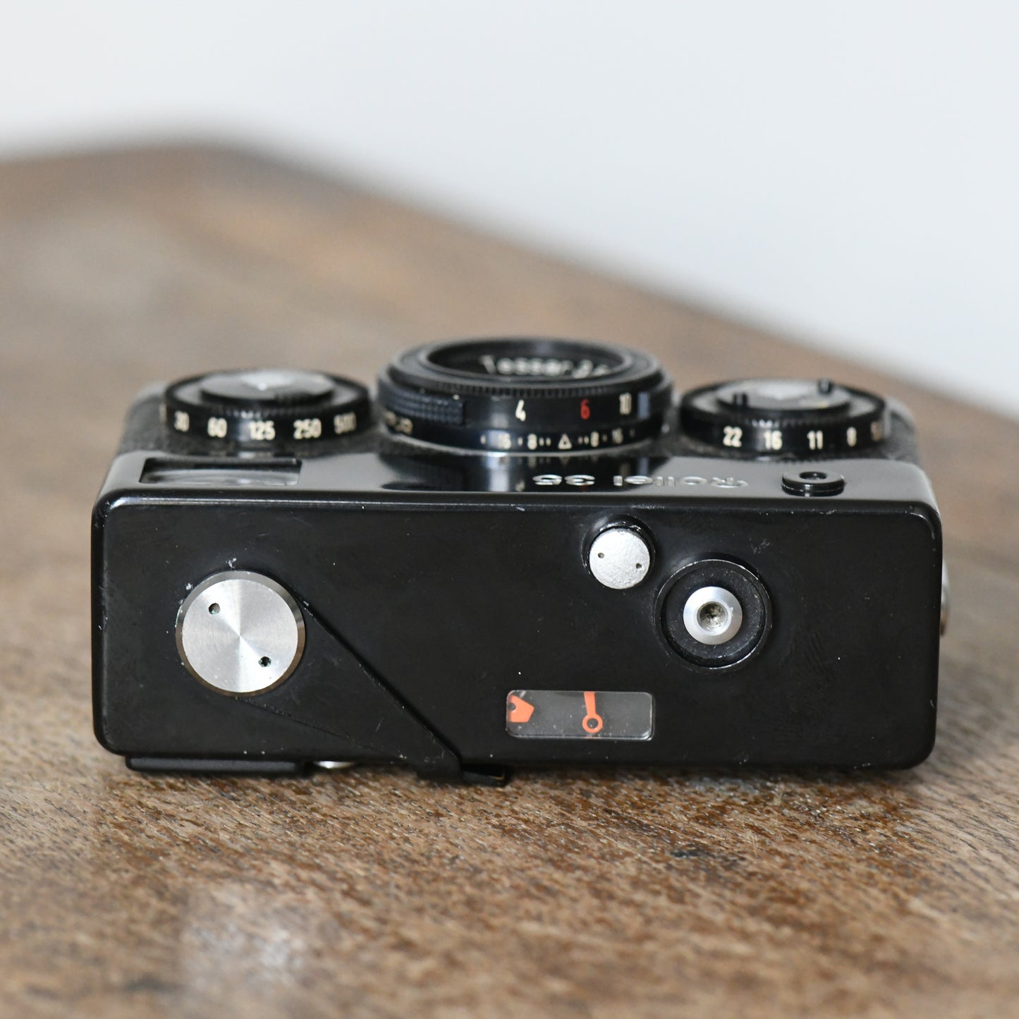 Rollei 35 Black 35mm Film Camera w/ 40mm f/3.5 Tessar Zeiss Lens