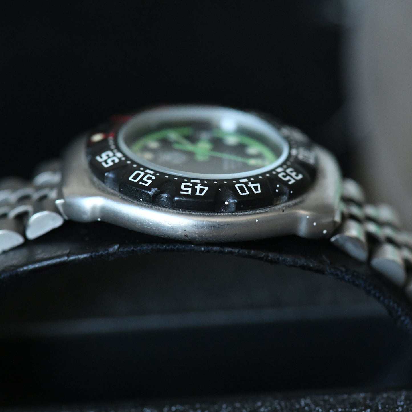 TAG Heuer Formula 1 F1 Professional 35mm Dive Watch Black & Green Dial - Boxed