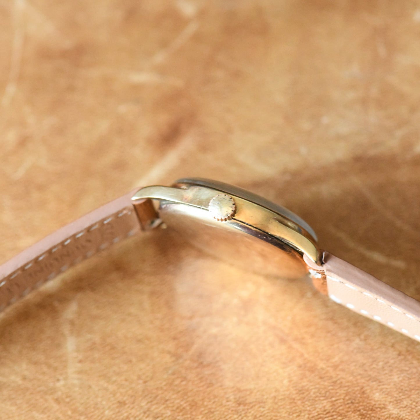 Tudor Rolex 9K Solid Gold Vintage Manual Wind Sub-Seconds Vintage Watch