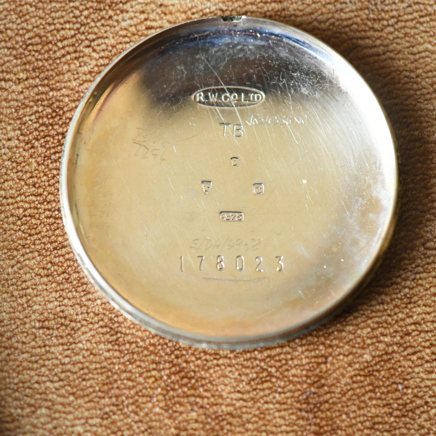 Tudor Rolex 9K Solid Gold Vintage Manual Wind Sub-Seconds Vintage Watch