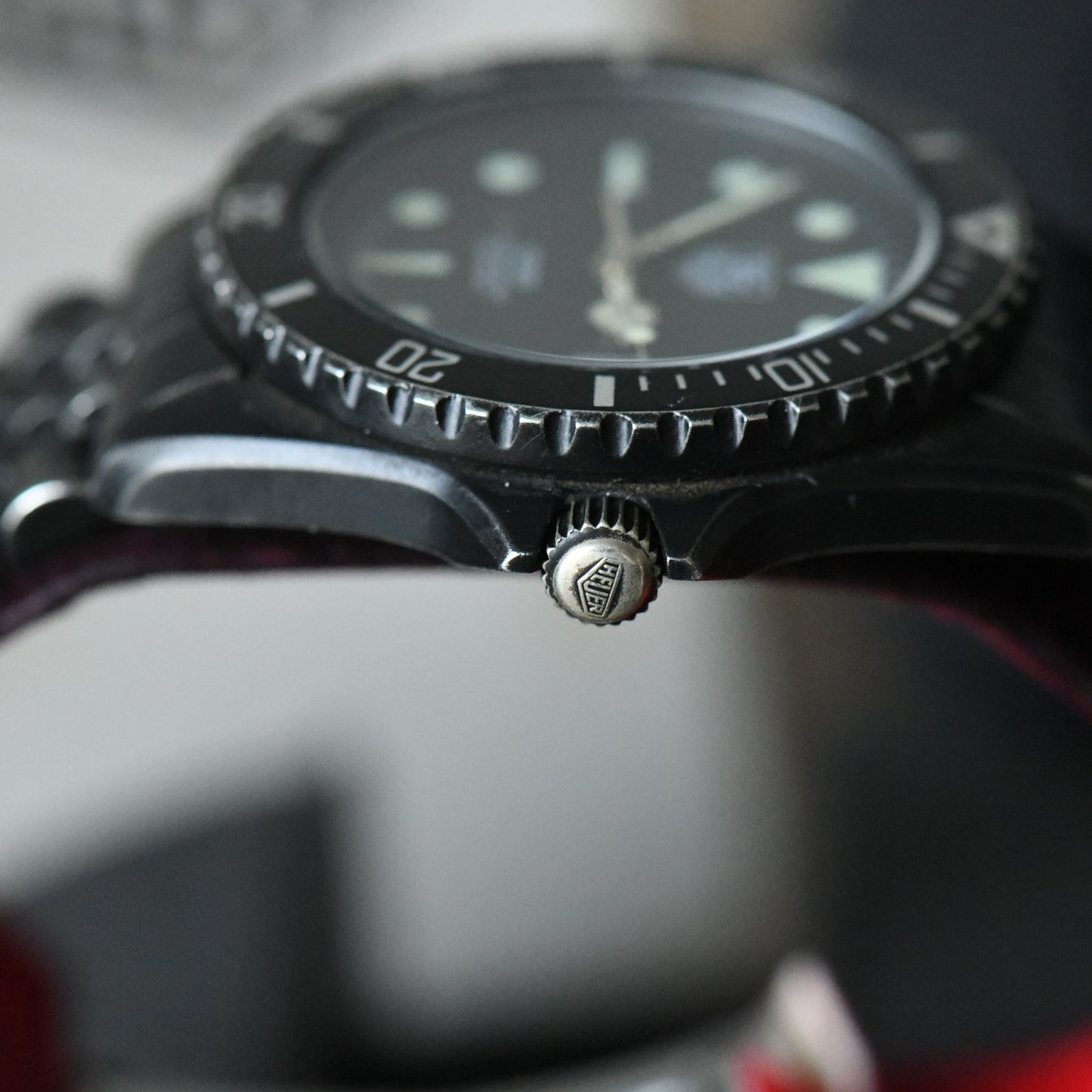 TAG Heuer 1000 Black PVD Rare 35mm Diver Quartz - Bond - 980.026 - Boxed